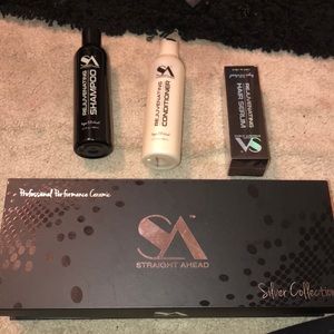 STRAIGHT AHEAD hair straightener and hair care